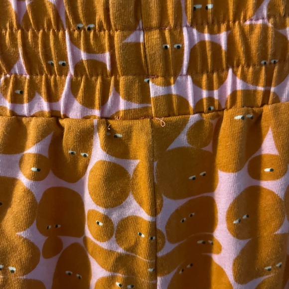 Nooworks Orange and Pink Patterned Joggers “Pebble People” - Picture 5 of 12